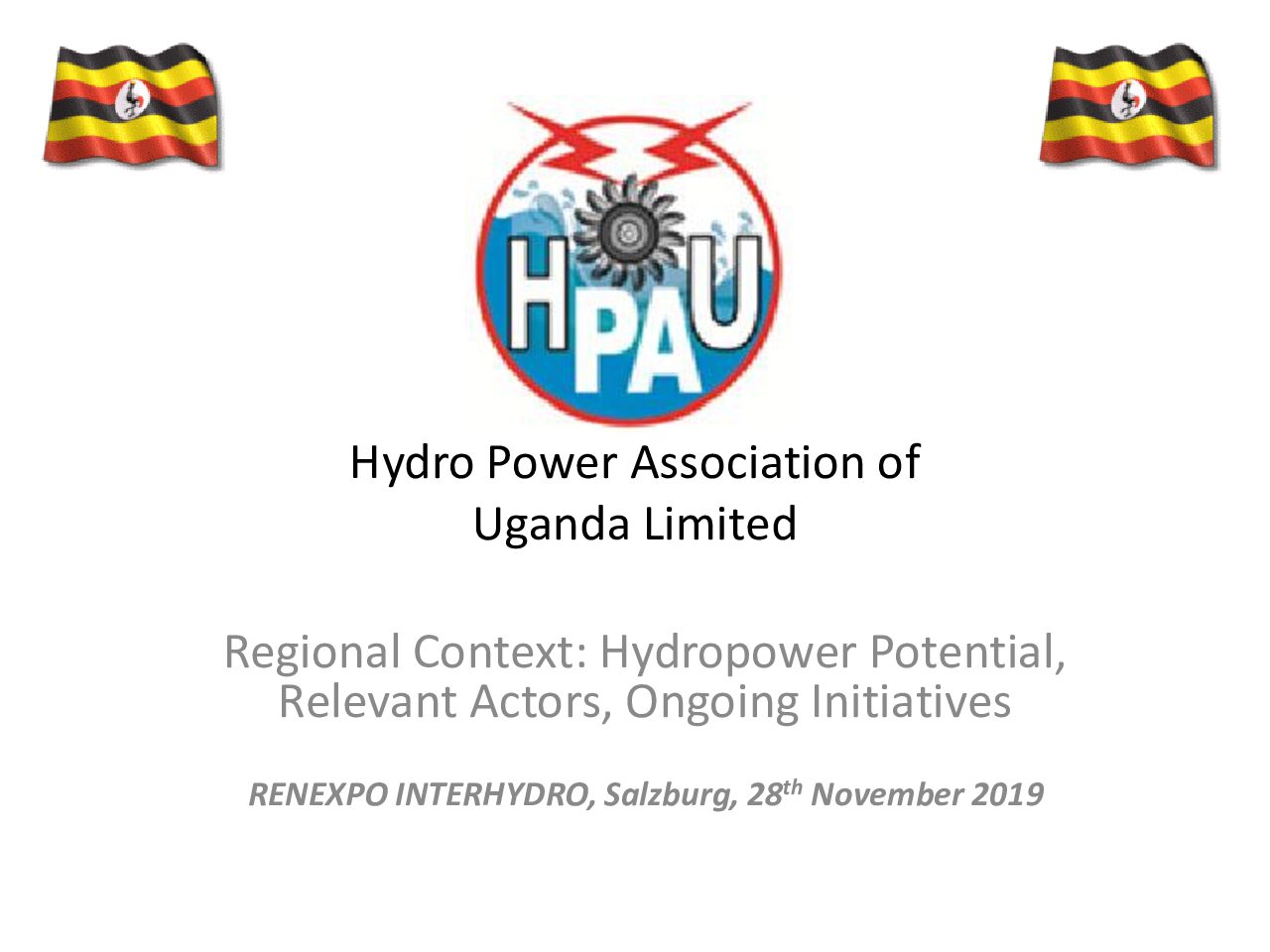 Regional Context: Hydropower Potential, Relevant Actors, Ongoing Initiatives