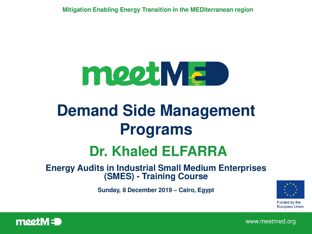 Demand Side Management Programs