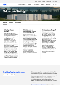Grid-scale Storage