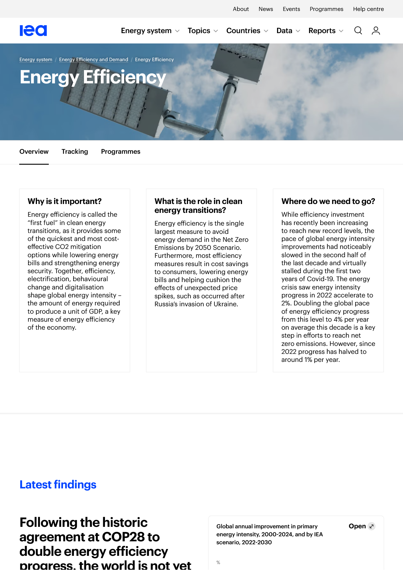 Energy efficiency