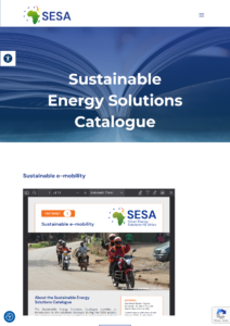 Sustainable Energy Solutions Catalogue