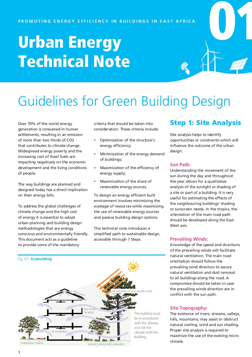 Urban Energy Technical Note 01: Guidelines for Green Building Design