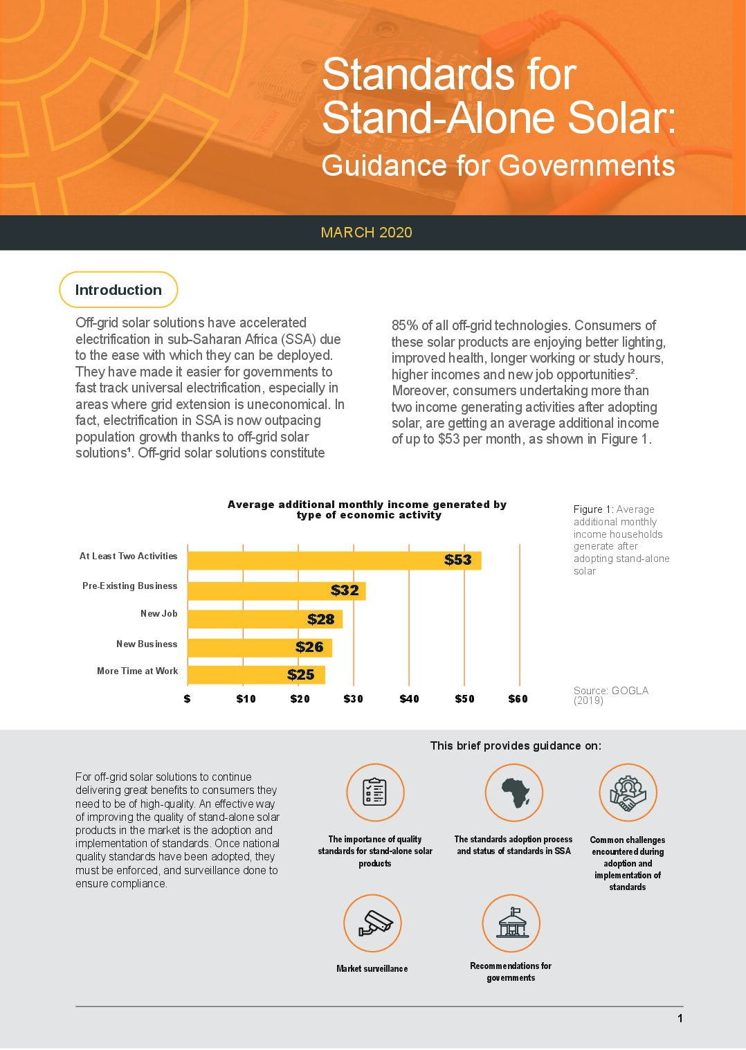 Standards for Stand-Alone Solar: Guidance for Governments