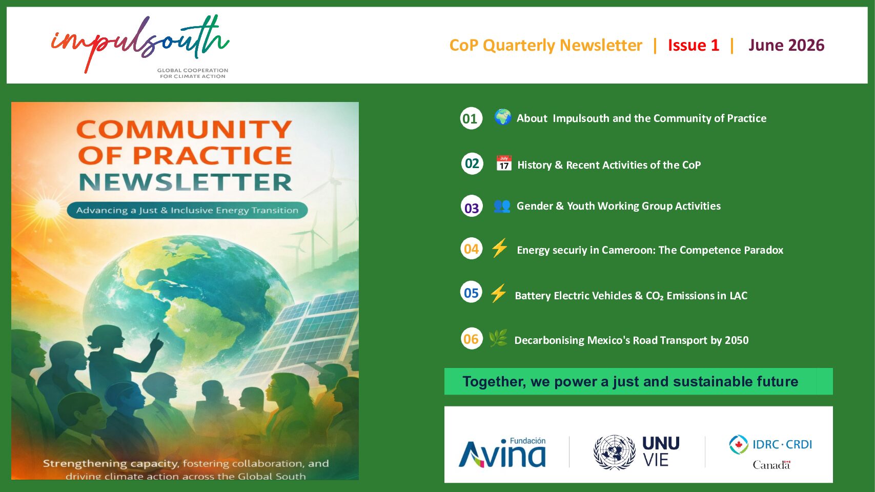 CoP Quarterly Newsletter – Issue 1 – June 2026